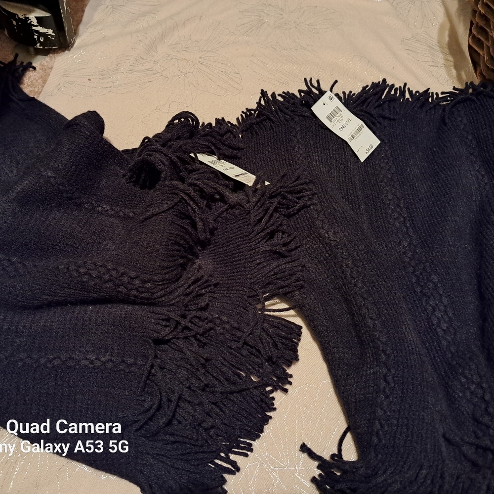 INC. Fringed Loop Scarf